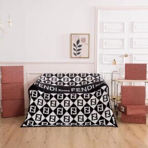 Fendi Throw Blanket - 150/200 - Black & White