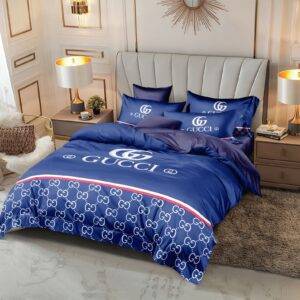 GUCCI Luxury Bedcover Set - Royal Blue