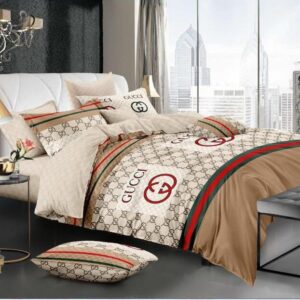 GUCCI Luxury Bedcover Set - Light Pattern