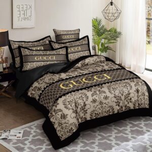 GUCCI Luxury Bedcover Set - Dark Royal