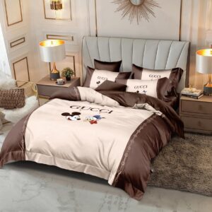 GUCCI Luxury Bedcover Set - Mickey Mouse